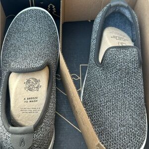 allbirds Women’s Wool Slip-On Sneakers — Charcoal Gray